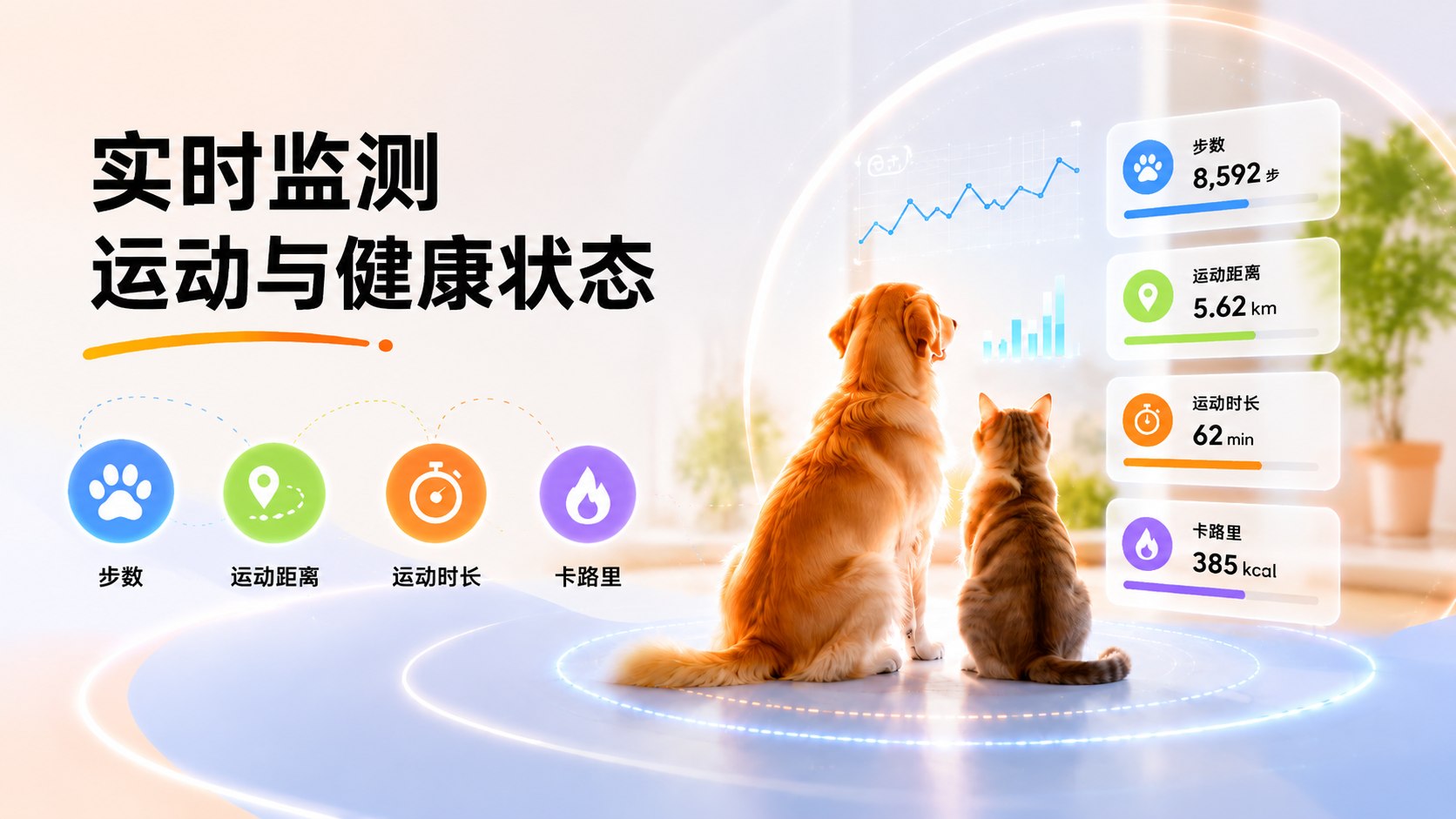 健康监测功能展示图